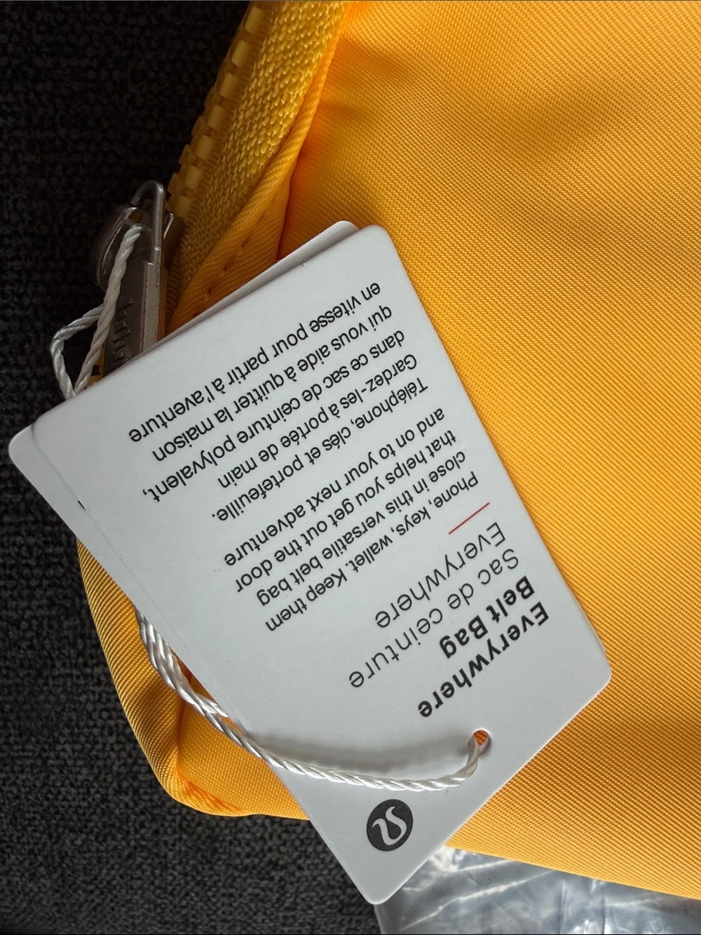 lululemon athletica Vibrant Yellowish/Orange Phone Pouch